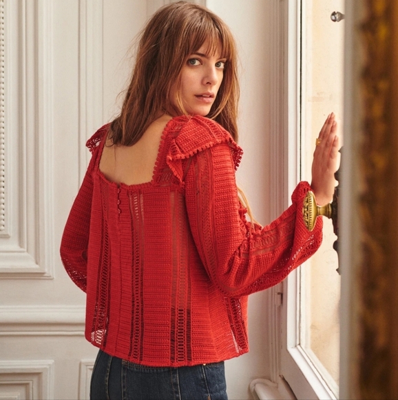 Sezane Line Blouse - Picture 3 of 11